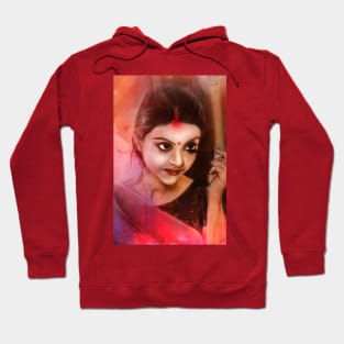 Art of a beautiful Indian women Hoodie